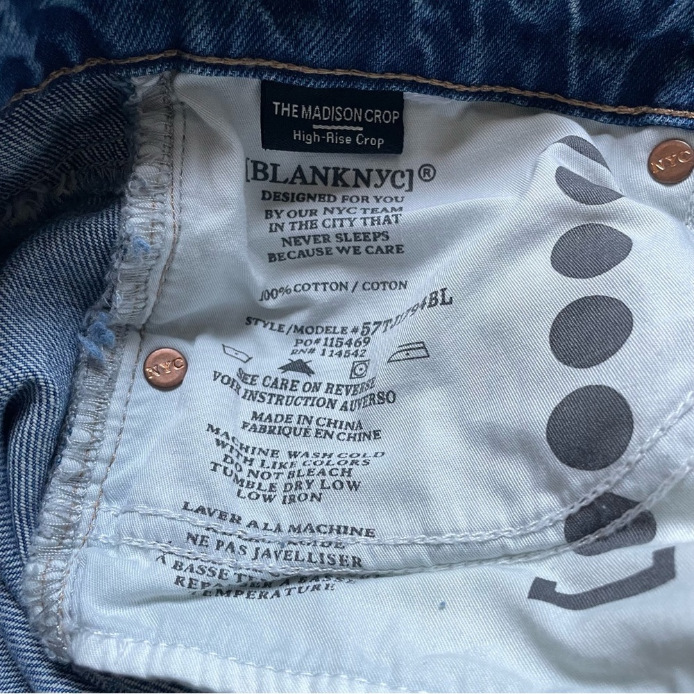 BLANK NYC madison crop high-rise denim - Picture 8 of 9